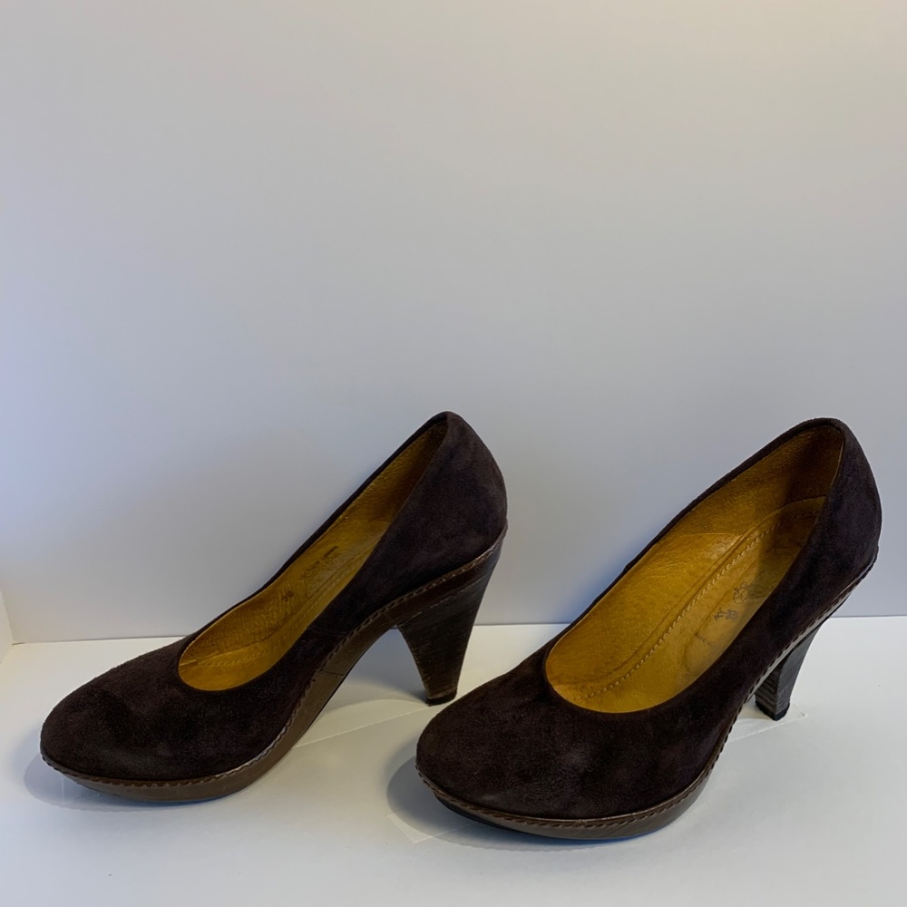 Keyte Brown Suede Platform Pumps - image 4